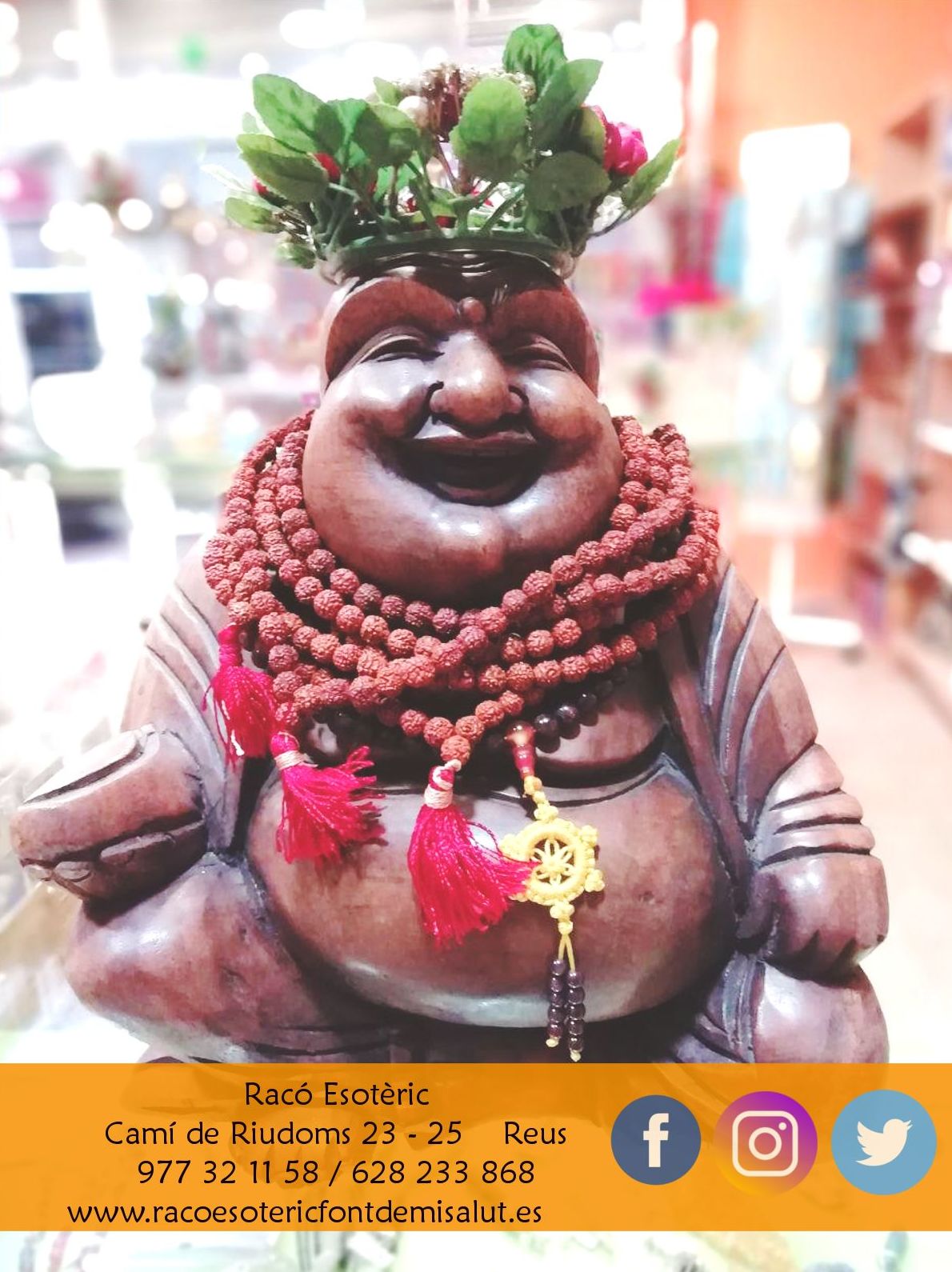 El Buda de la Felicidad: Cursos y productos de Racó Esoteric Font de mi Salut El Buda de la Felicidad: Cursos y productos de Racó Esoteric Font de mi Salut