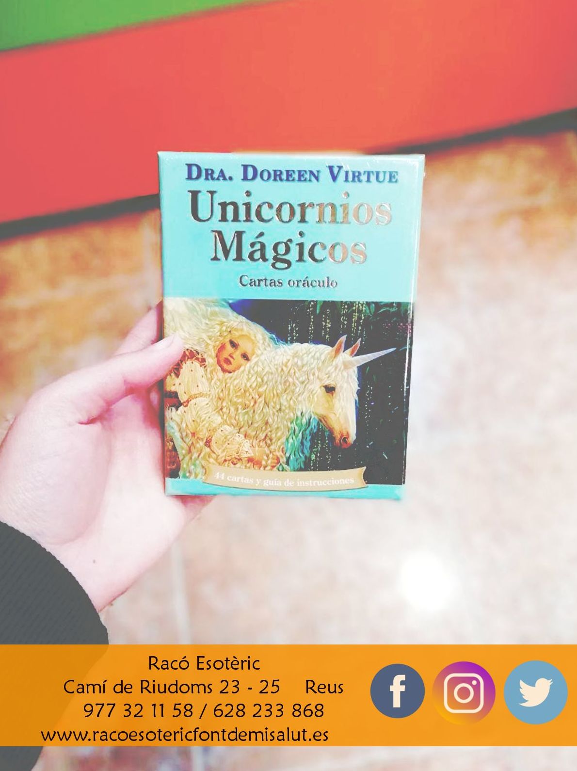 Oraculo Unicornios: Cursos y productos de Racó Esoteric Font de mi Salut Oraculo Unicornios: Cursos y productos de Racó Esoteric Font de mi Salut