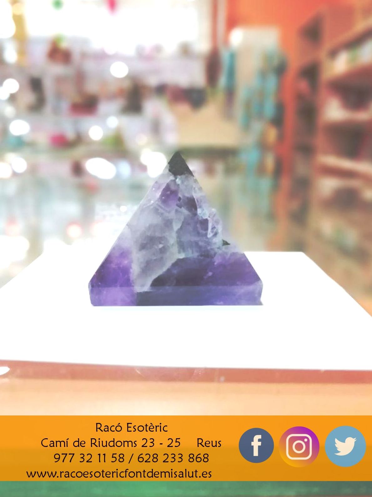 Piramide amatista: Cursos y productos de Racó Esoteric Font de mi Salut Piramide amatista: Cursos y productos de Racó Esoteric Font de mi Salut