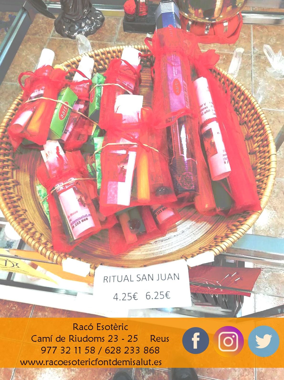 Ritual San Juan: Cursos y productos de Racó Esoteric Font de mi Salut Ritual San Juan: Cursos y productos de Racó Esoteric Font de mi Salut