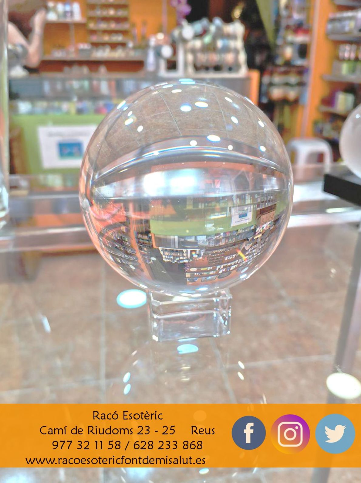 Bola de Cristal: Cursos y productos de Racó Esoteric Font de mi Salut Bola de Cristal: Cursos y productos de Racó Esoteric Font de mi Salut