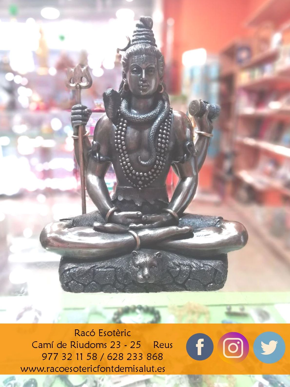 Figura Shiva: Cursos y productos de Racó Esoteric Font de mi Salut Figura Shiva: Cursos y productos de Racó Esoteric Font de mi Salut