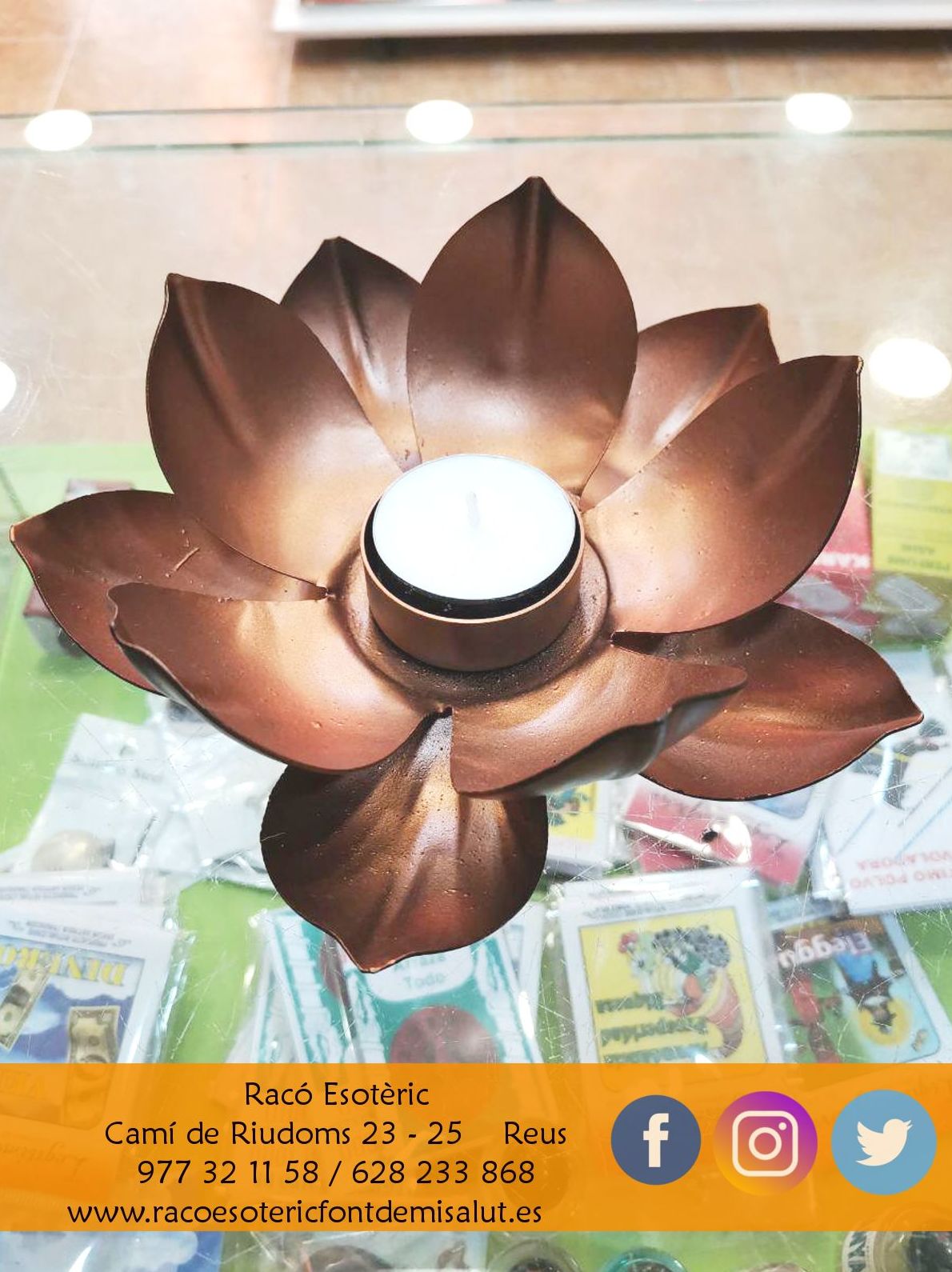 Portavelas flor de loto: Cursos y productos de Racó Esoteric Font de mi Salut Portavelas flor de loto: Cursos y productos de Racó Esoteric Font de mi Salut