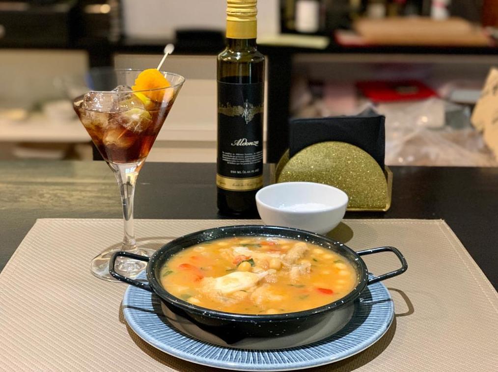 Garbanzos con bacalao Garbanzos con bacalao
