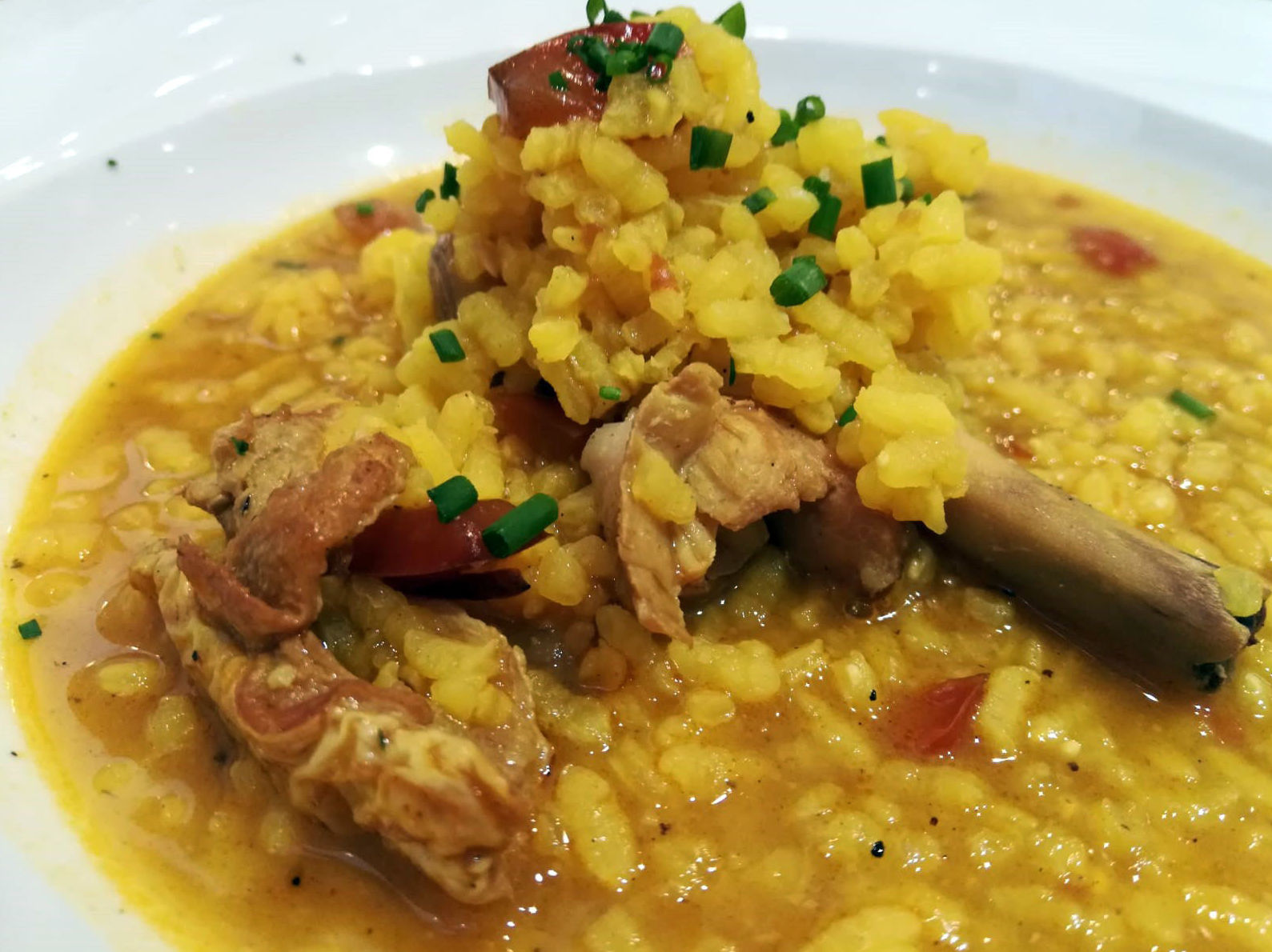 Arroz meloso con pollo y conejo Arroz meloso con pollo y conejo