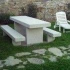 mesas de piedra para jardín zamora
