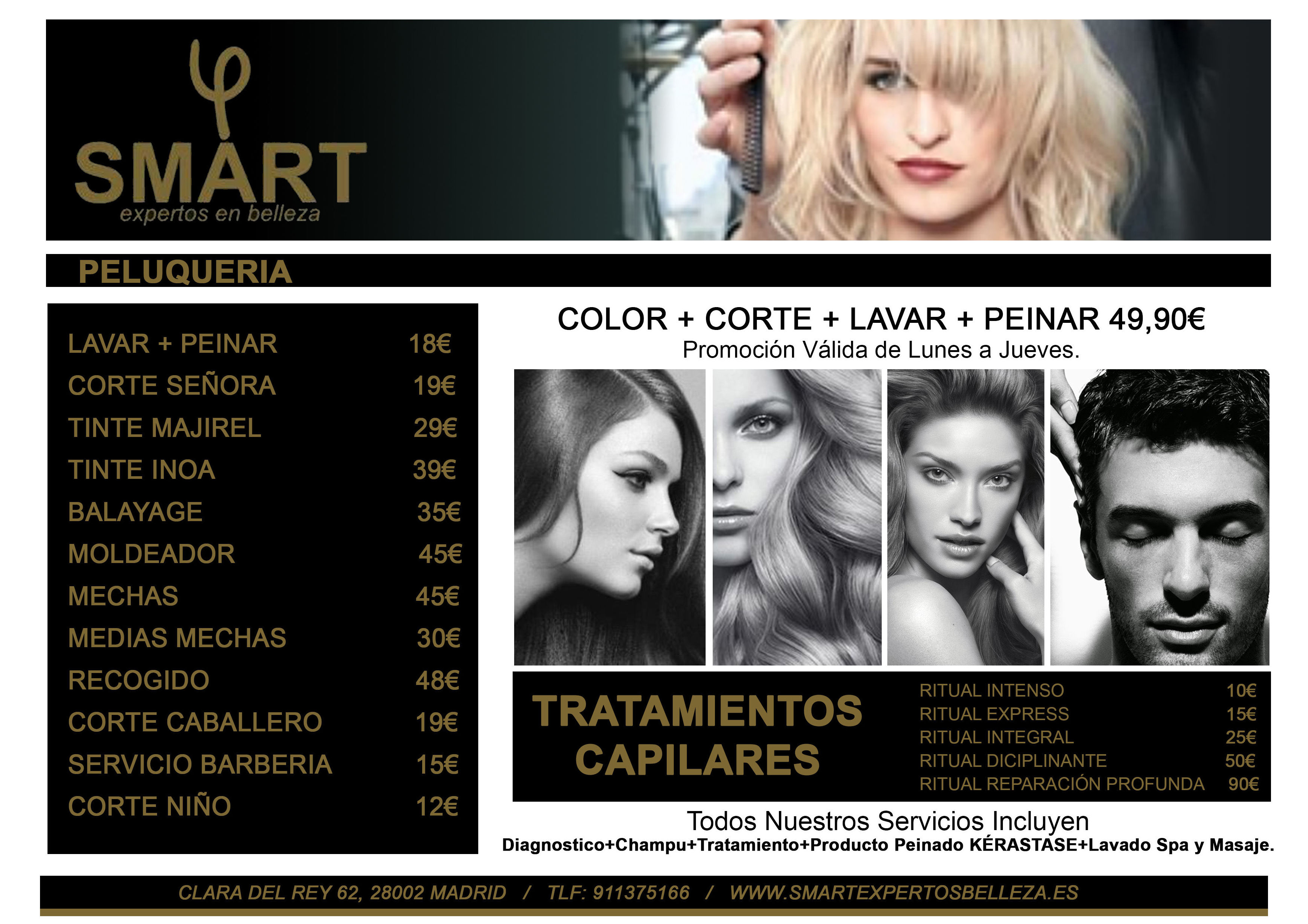 Mechas balayage: Servicios de SMART expertos belleza Mechas balayage: Servicios de SMART expertos belleza