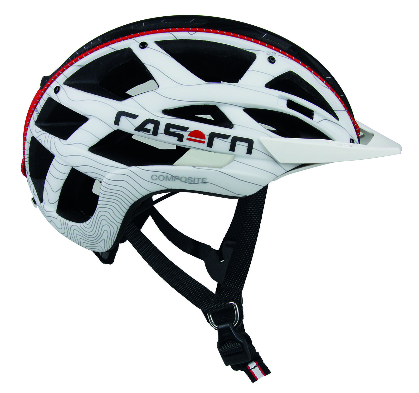CASCO CUDA ENDURO COMP NEGRO/BLANCO/ROJO TALLA M 52-58 cm: de E-Bike Guadarrama CASCO CUDA ENDURO COMP NEGRO/BLANCO/ROJO TALLA M 52-58 cm: de E-Bike Guadarrama