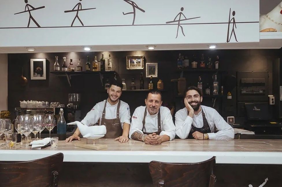 Jonathan Cruz (Chef),Carmelo Florido(Proprietario y Chef),Nicola D'Ambrosio (Director de sala)