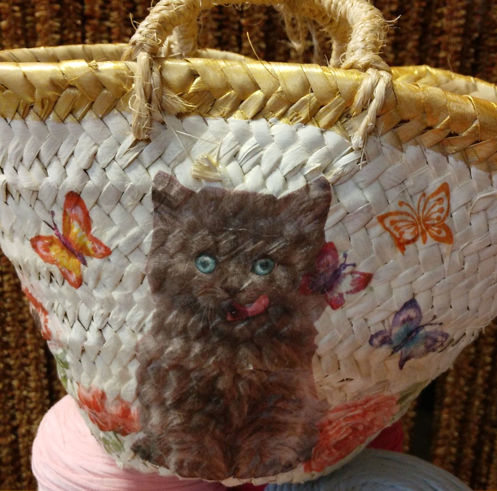 Mini cesta para niña.