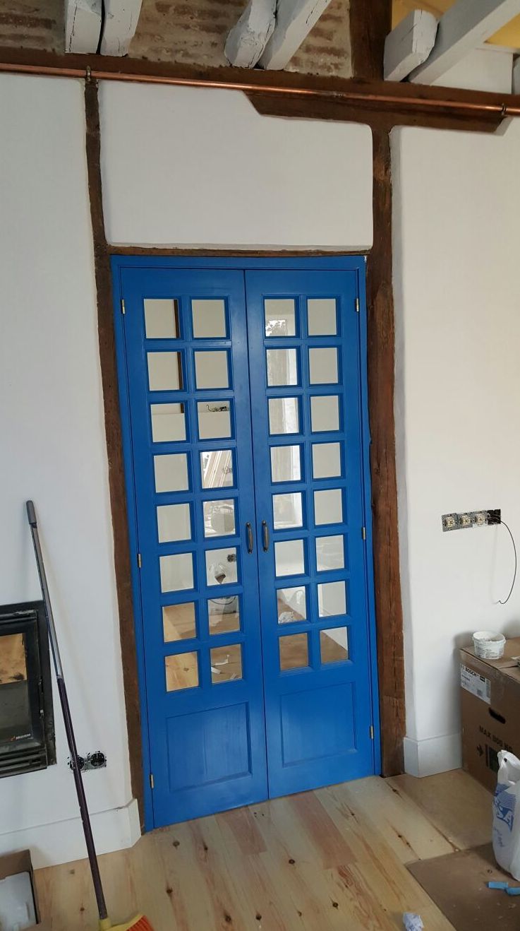 Puerta de madera de interior