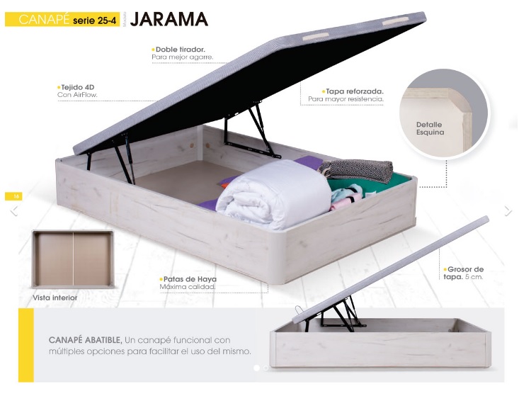 CANAPE ABATIBLE Mº JARAMA CANAPE ABATIBLE Mº JARAMA