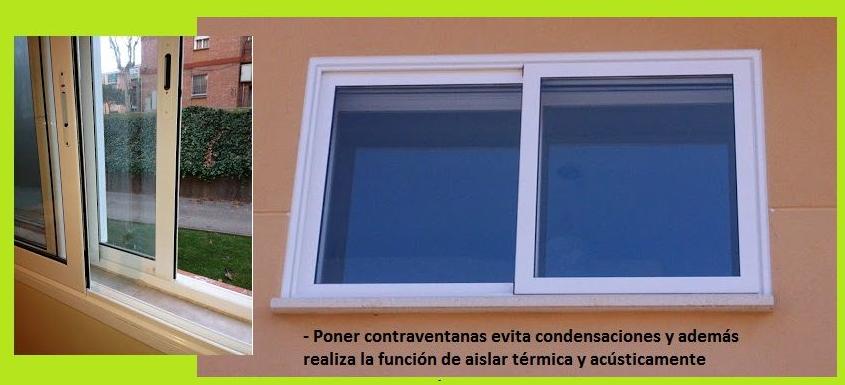 Contraventana. Contraventana.