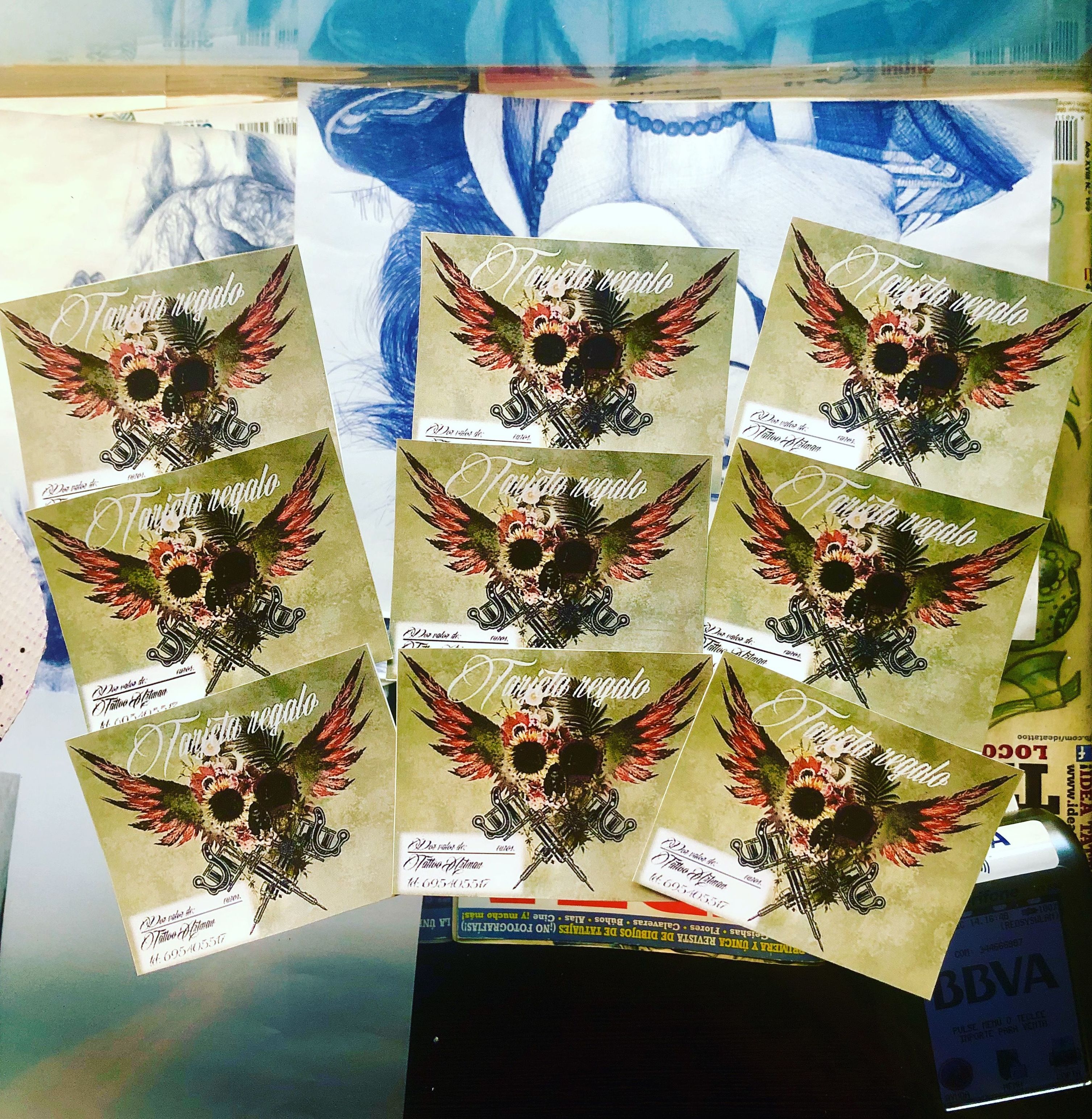 tarjetas Regalo: Catálogo de Tattoo Artman tarjetas Regalo: Catálogo de Tattoo Artman