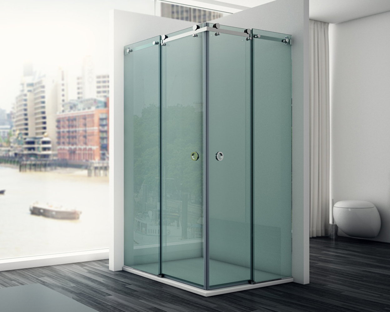 Mamparas en ángulo Mamparas en ángulo