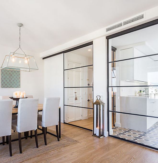 Puertas correderas con guía a pared Puertas correderas con guía a pared