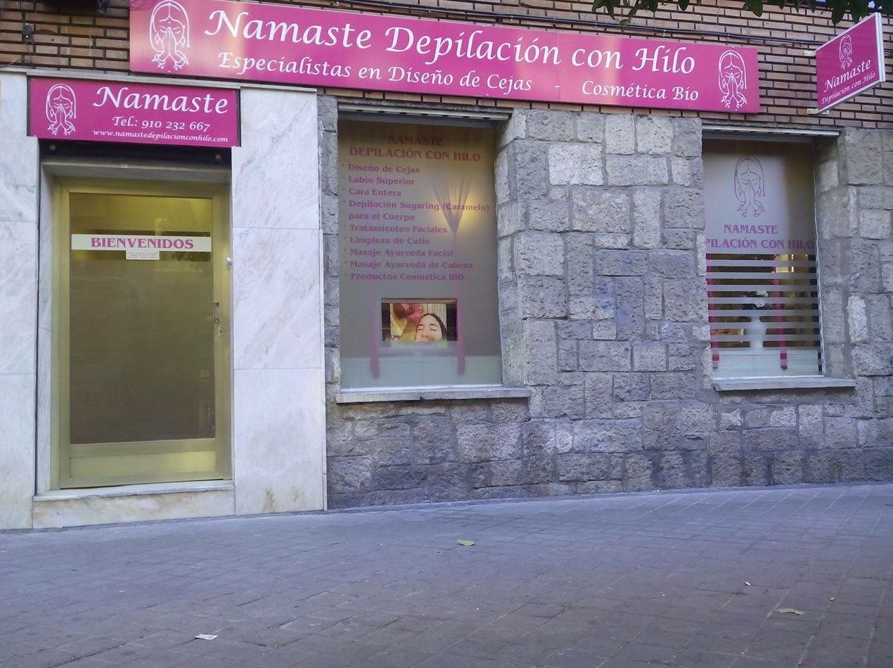 Depilación con hilo