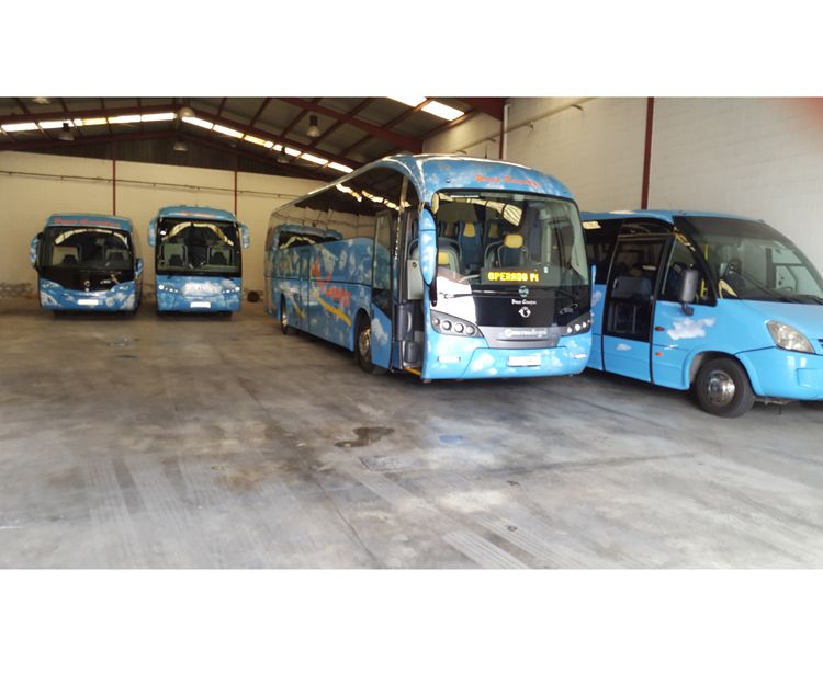 Autobuses para desplazamientos internacionales