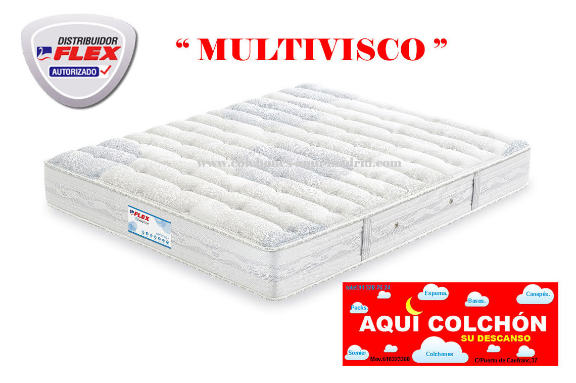 Colchón Flex Multivisco Muelles Multielástic+Visco.: CATALOGO de Aquí Colchón Colchón Flex Multivisco Muelles Multielástic+Visco.: CATALOGO de Aquí Colchón