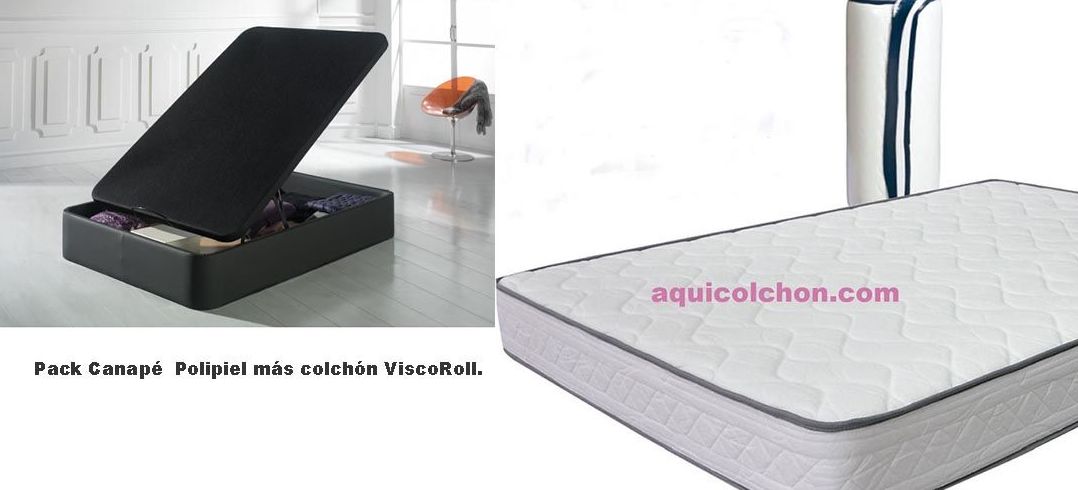 Pack Canapé + Colcón ViscoRoll. Pack Canapé + Colcón ViscoRoll.
