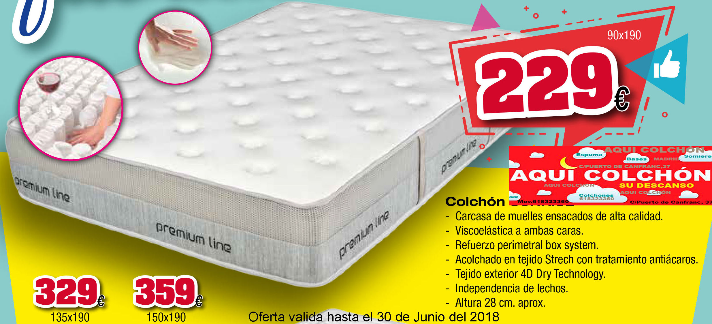 Colchón Premium Line. Colchón Premium Line.