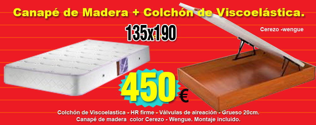 OFERTA CANAPE + COLCHON OFERTA CANAPE + COLCHON
