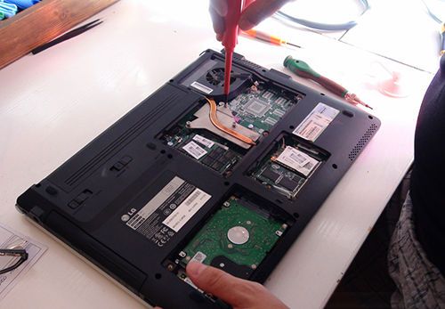 Reparación de ordenadores portátiles