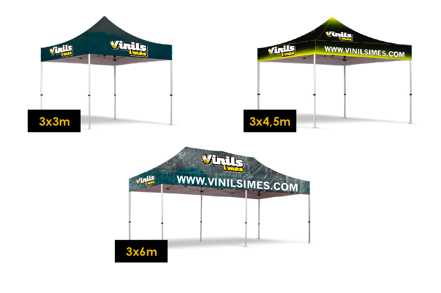 Carpas: Servicios de Vinils i Més Carpas: Servicios de Vinils i Més