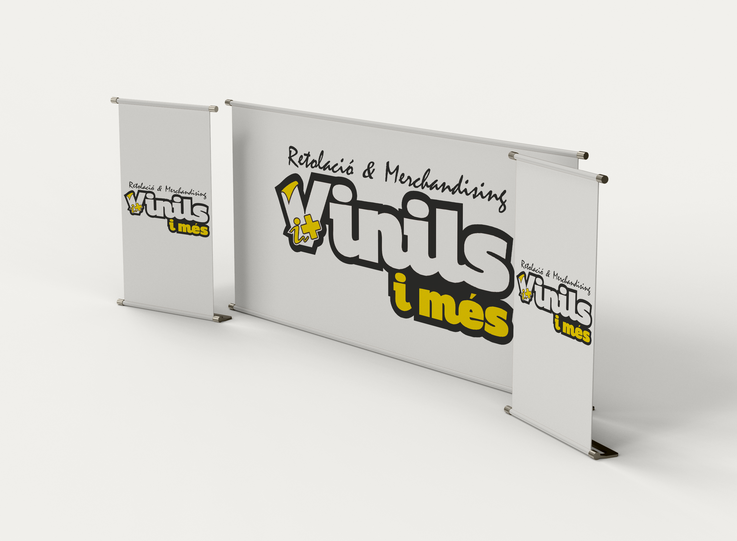 Pancartas, lonas y roll ups: Servicios de Vinils i Més Pancartas, lonas y roll ups: Servicios de Vinils i Més