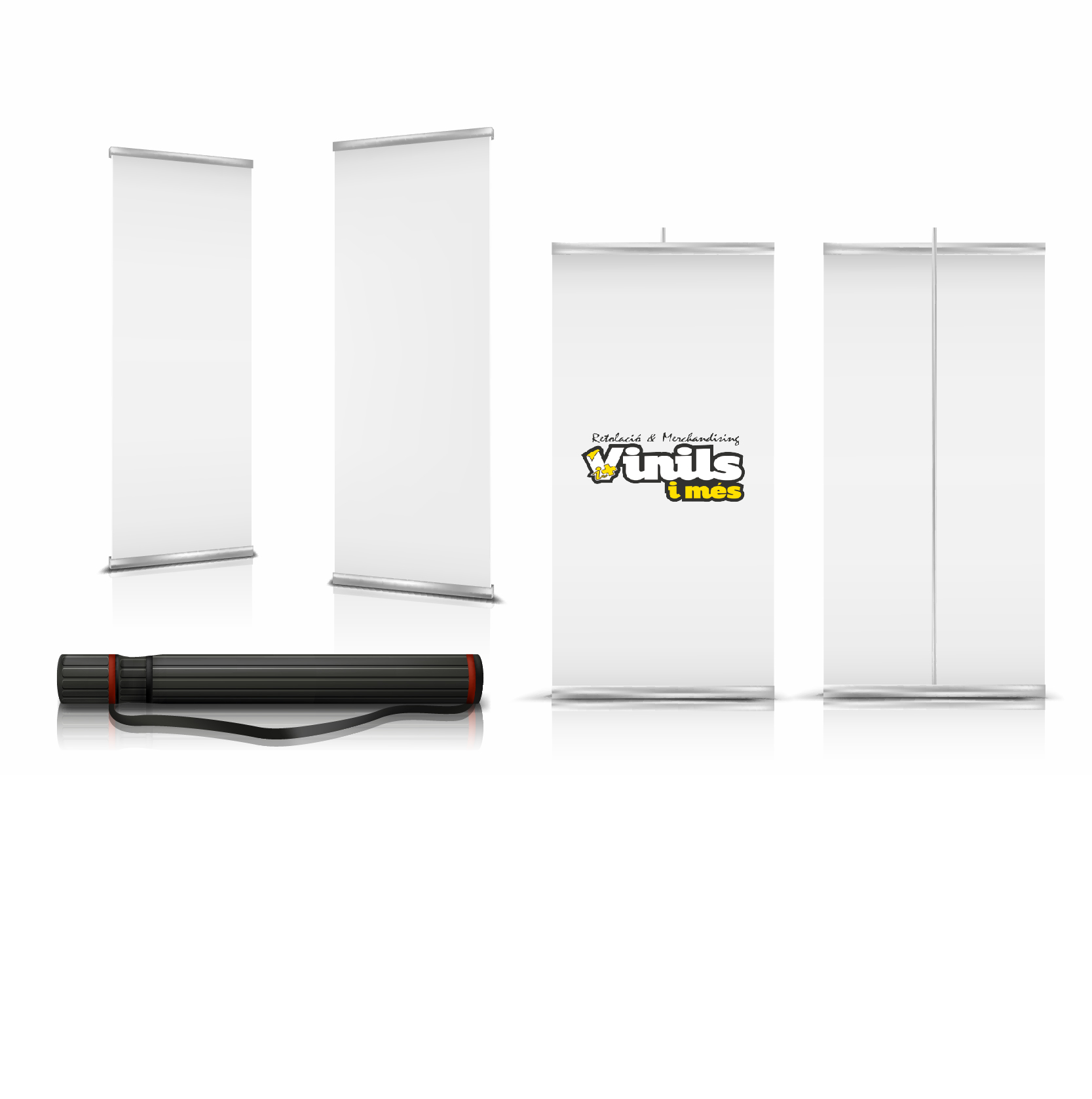 Pancartas, lonas y roll ups: Servicios de Vinils i Més Pancartas, lonas y roll ups: Servicios de Vinils i Més