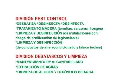 Desinfección Covid-19: Servicios de Exterplagas Desinfección Covid-19: Servicios de Exterplagas