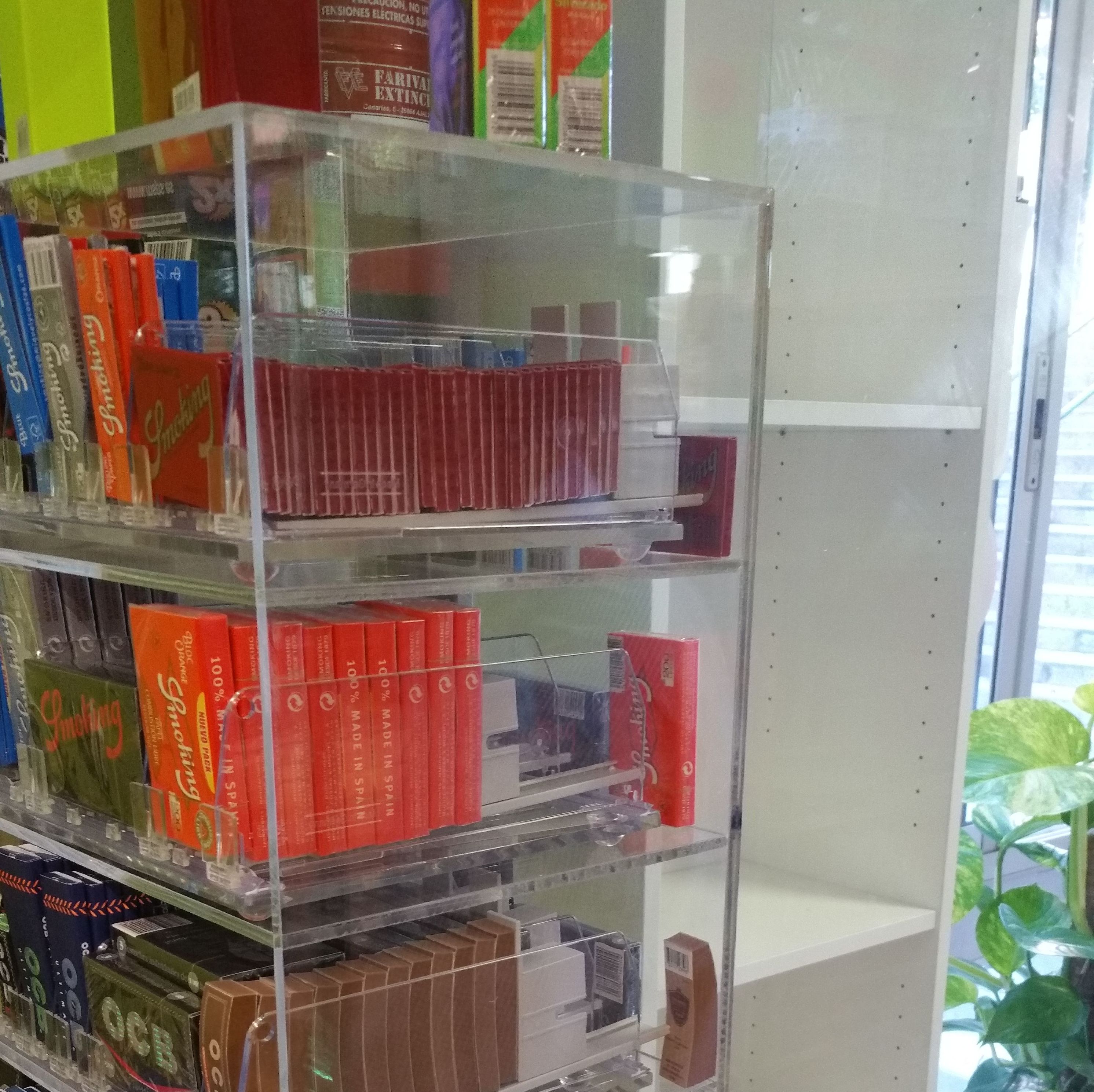 Expositor de papel de fumar para estancos Expositor de papel de fumar para estancos