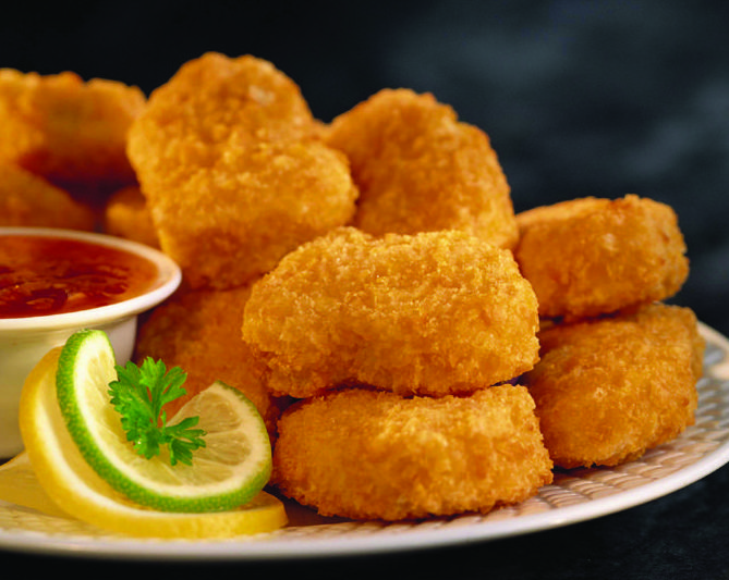Nuggets de pollo empanado serie lujo