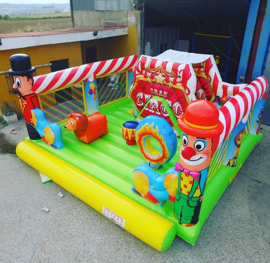 Castillo hinchable plataforma tobogan circo: Catálogo de Hinchables Happy Jump Castillo hinchable plataforma tobogan circo: Catálogo de Hinchables Happy Jump