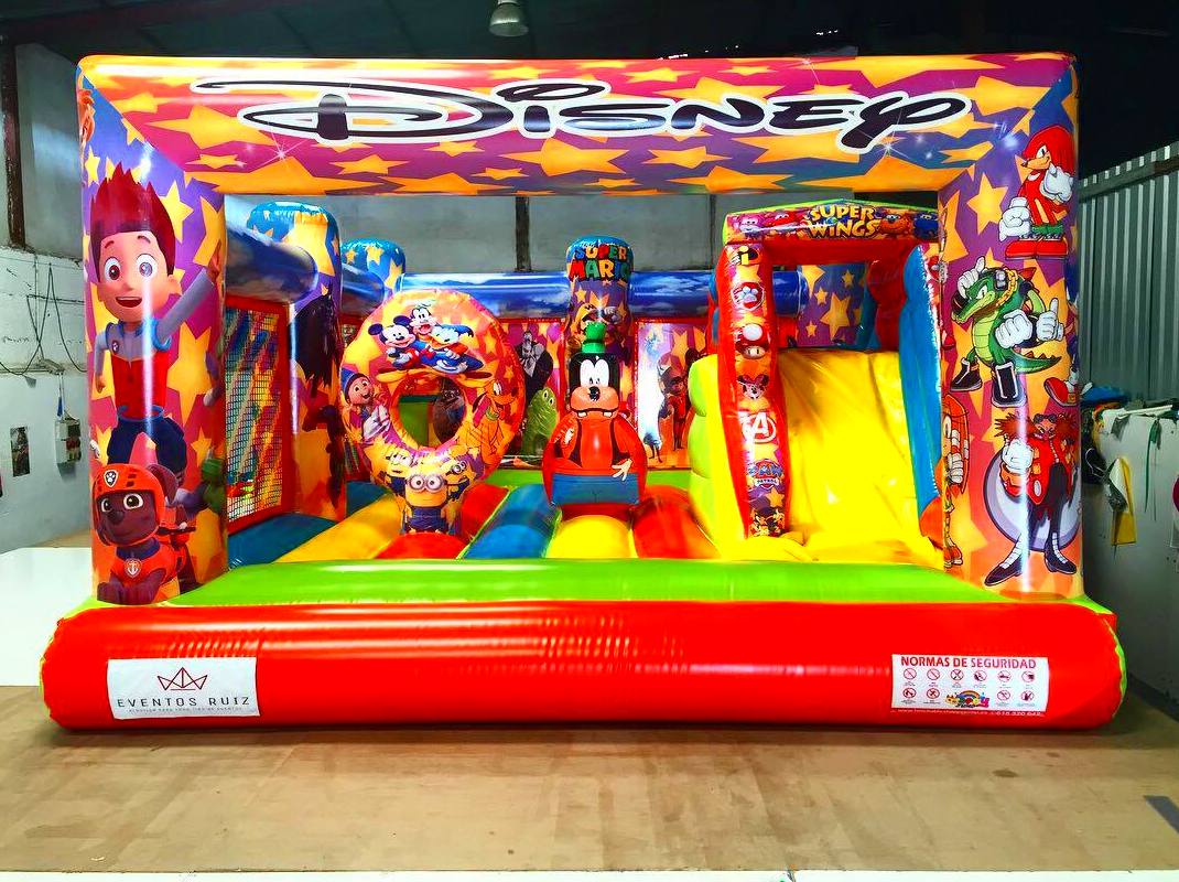 Castillo hinchable plataforma tobogán disney: Catálogo de Hinchables Happy Jump Castillo hinchable plataforma tobogán disney: Catálogo de Hinchables Happy Jump