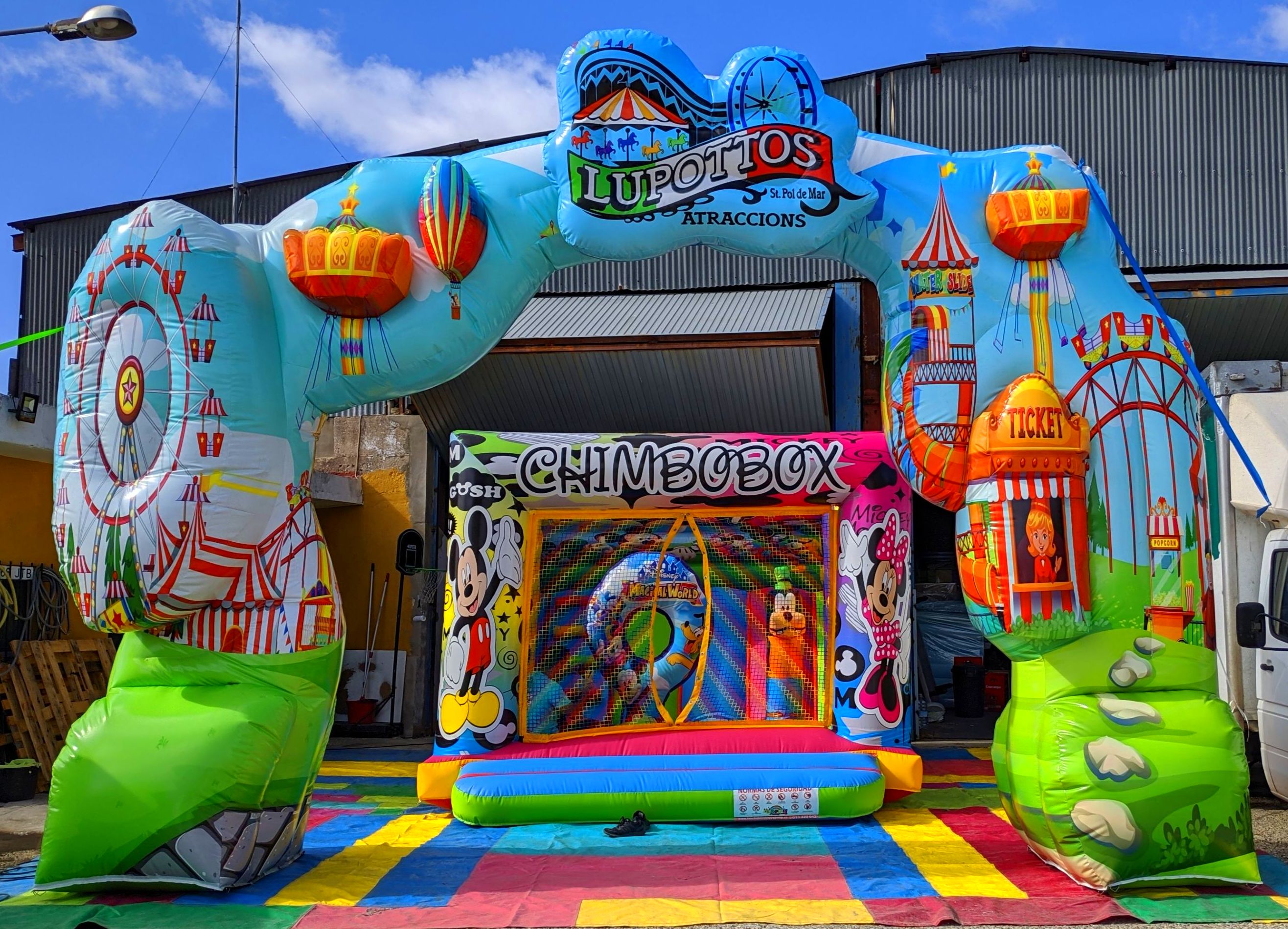 Pórtico de entrada hinchable: Catálogo de Hinchables Happy Jump Pórtico de entrada hinchable: Catálogo de Hinchables Happy Jump