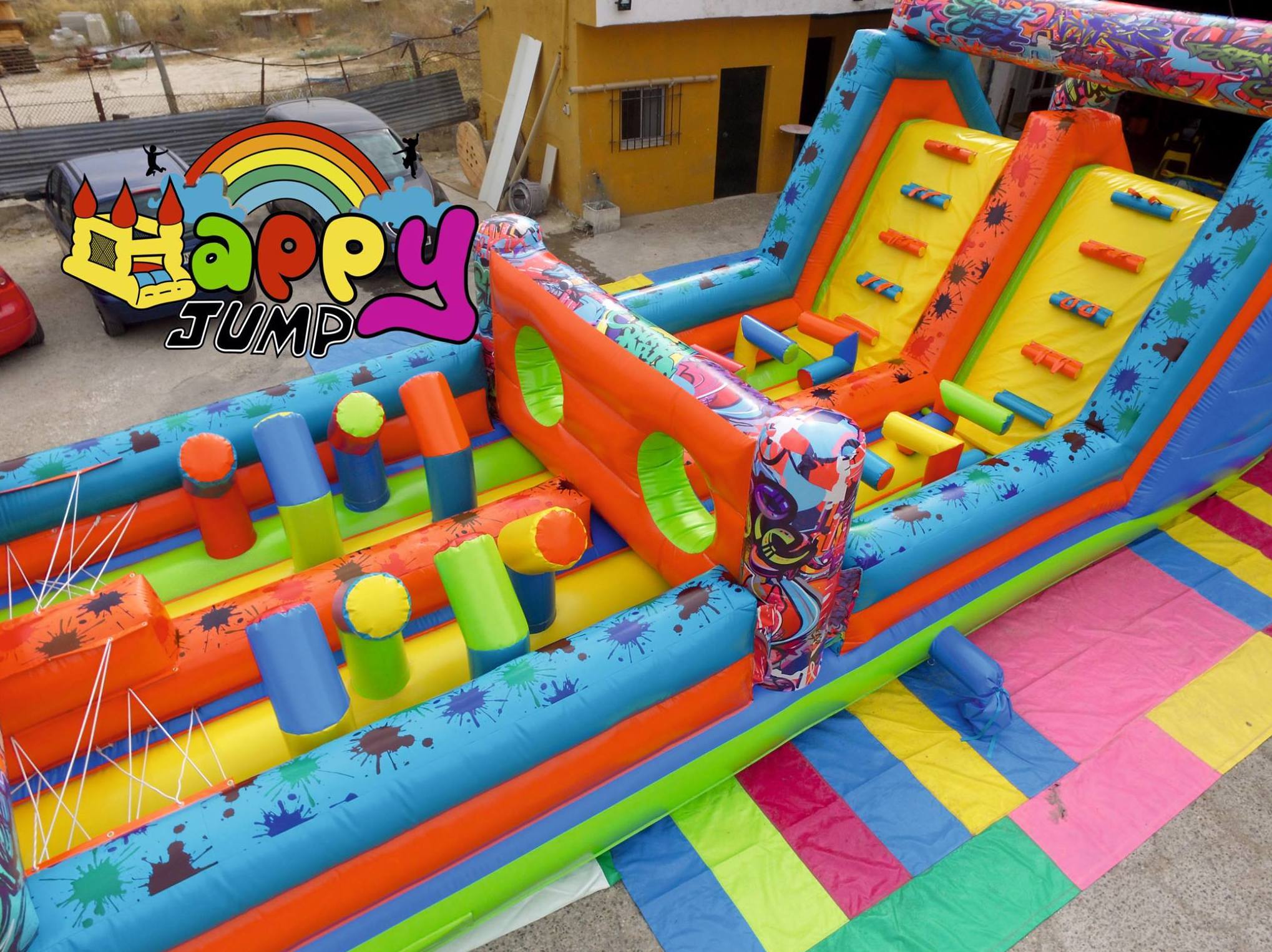 Pista deportiva multiobtsculos : Catálogo de Hinchables Happy Jump Pista deportiva multiobtsculos : Catálogo de Hinchables Happy Jump