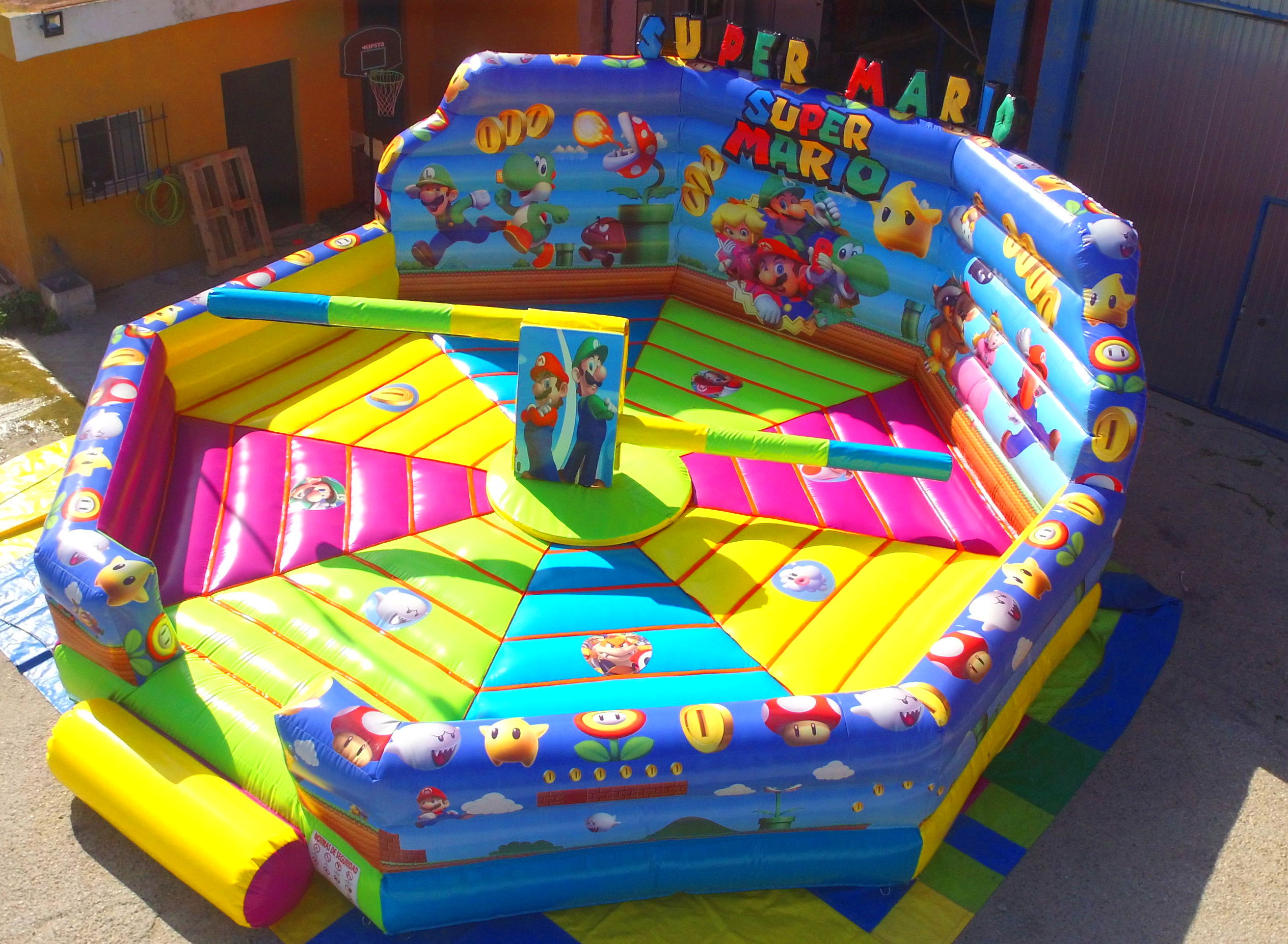 Eliminator Mario bros 8 metros super mario : Catálogo de Hinchables Happy Jump Eliminator Mario bros 8 metros super mario : Catálogo de Hinchables Happy Jump