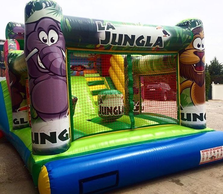 Castillo hinchable Tobogan selva redes: Catálogo de Hinchables Happy Jump Castillo hinchable Tobogan selva redes: Catálogo de Hinchables Happy Jump