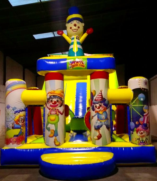 Castillo Hinchable tobogán payaso 3D: Catálogo de Hinchables Happy Jump Castillo Hinchable tobogán payaso 3D: Catálogo de Hinchables Happy Jump