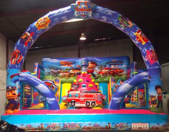 Tobogán Multijuegos Patrulla: Catálogo de Hinchables Happy Jump Tobogán Multijuegos Patrulla: Catálogo de Hinchables Happy Jump