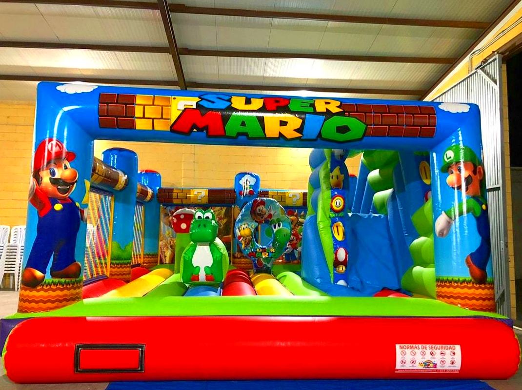 Mario Bros : Catálogo de Hinchables Happy Jump Mario Bros : Catálogo de Hinchables Happy Jump