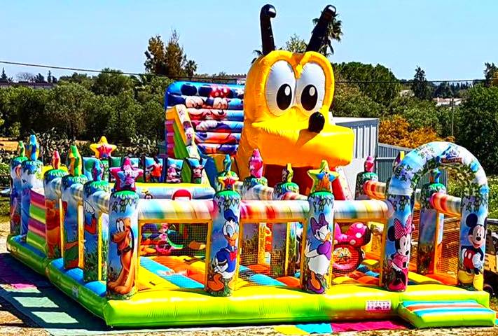 Castillo Hinchable tobogán Pluto: Catálogo de Hinchables Happy Jump Castillo Hinchable tobogán Pluto: Catálogo de Hinchables Happy Jump