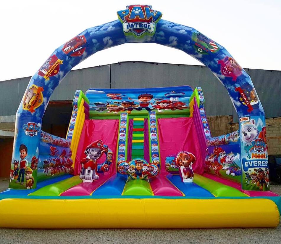 Castillo Hinchable super tobogán variado : Catálogo de Hinchables Happy Jump Castillo Hinchable super tobogán variado : Catálogo de Hinchables Happy Jump
