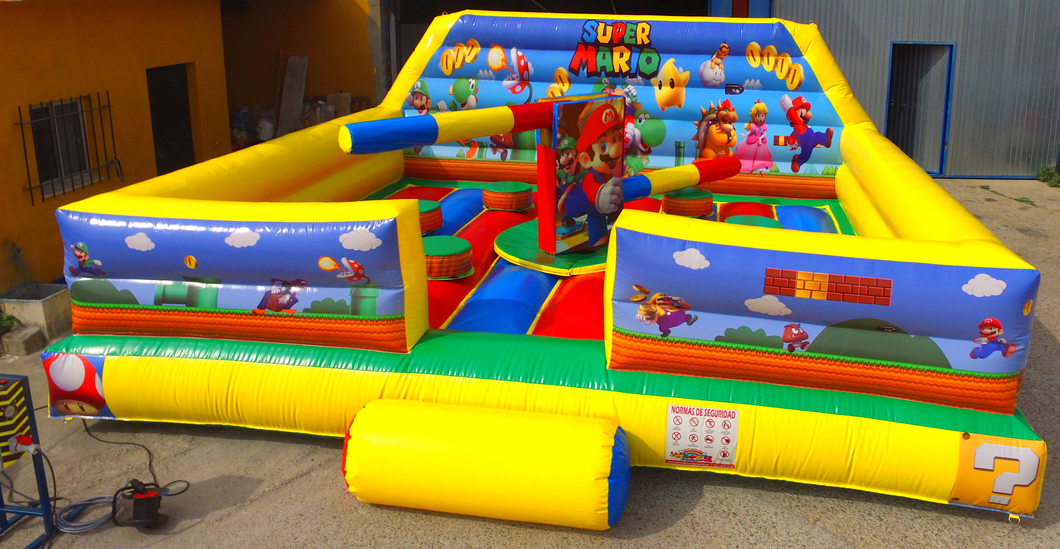 Eliminator MarioBros cuadrada: Catálogo de Hinchables Happy Jump Eliminator MarioBros cuadrada: Catálogo de Hinchables Happy Jump
