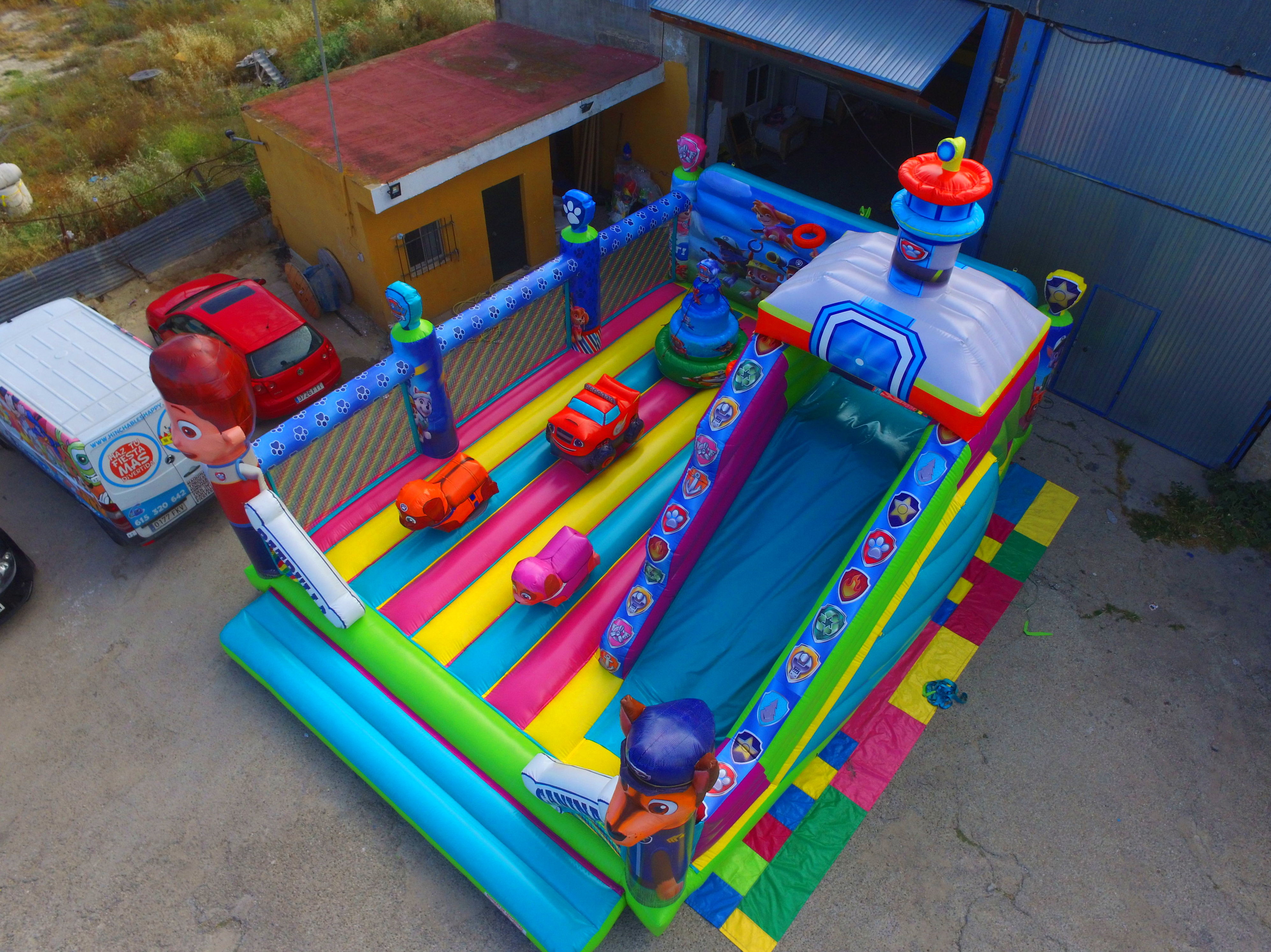 Plataforma Tobogán Patrulla Torre: Catálogo de Hinchables Happy Jump Plataforma Tobogán Patrulla Torre: Catálogo de Hinchables Happy Jump