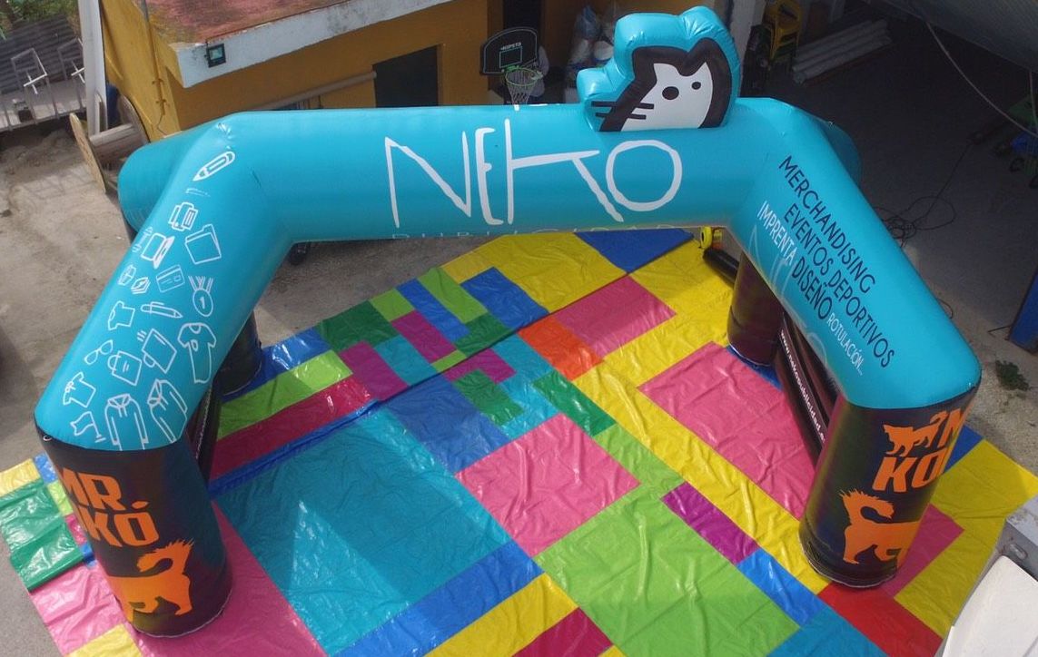 Arco de meta NEKO: Catálogo de Hinchables Happy Jump Arco de meta NEKO: Catálogo de Hinchables Happy Jump