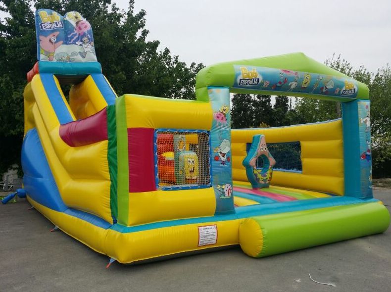 Plataformas con Tobogán Bob esponja : Catálogo de Hinchables Happy Jump Plataformas con Tobogán Bob esponja : Catálogo de Hinchables Happy Jump