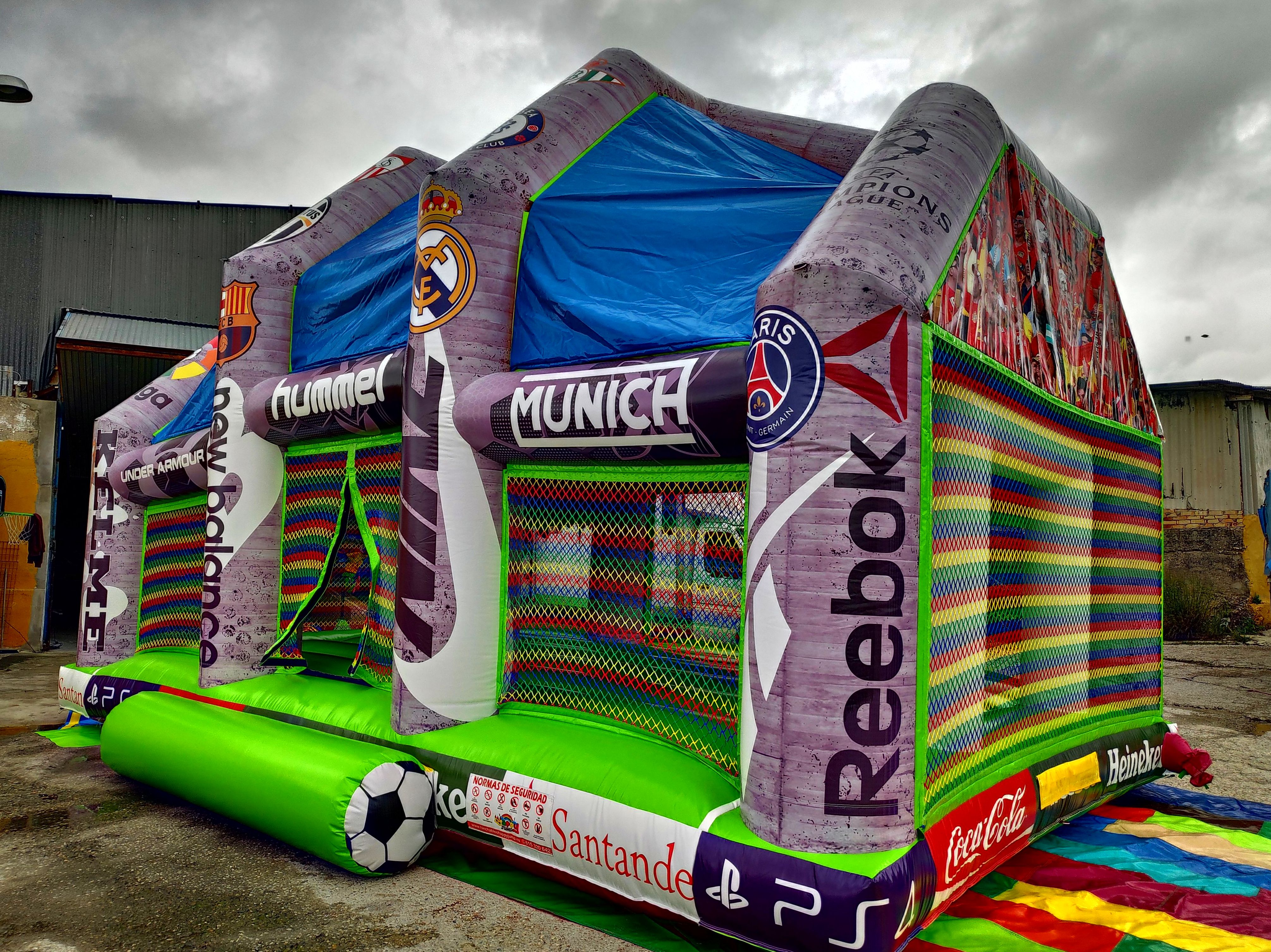 Campo de futbol techo arcos: Catálogo de Hinchables Happy Jump Campo de futbol techo arcos: Catálogo de Hinchables Happy Jump
