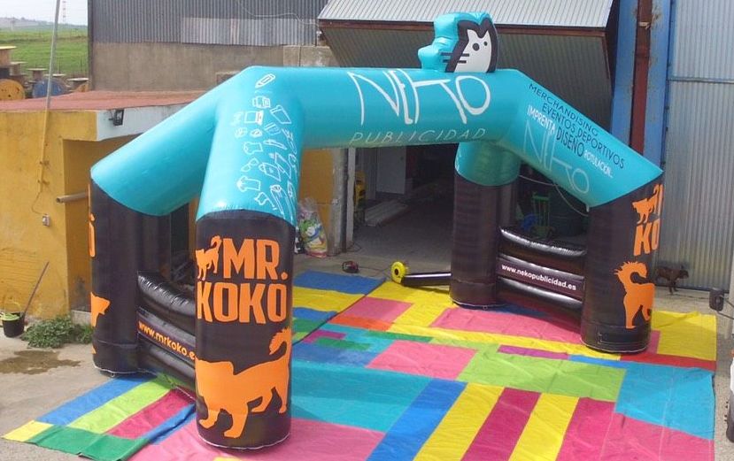 Arco de meta NEKO: Catálogo de Hinchables Happy Jump Arco de meta NEKO: Catálogo de Hinchables Happy Jump